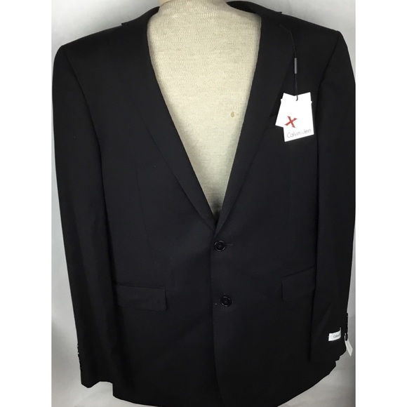 Calvin Klein X-Fit Black Slim Fit Suit - Picture 4 of 7